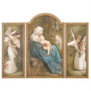 20-Inch Madonna W/ Child Triptych 26-Inch - View 2
