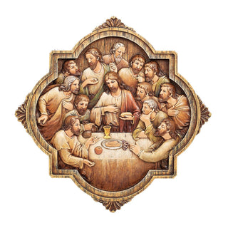 10.25-Inch Last Supper Wall Plaque