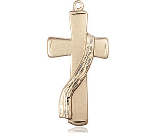 14kt Gold Filled Deacon Cross Medal