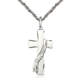 Sterling Silver Deacon Cross Medal Catholic Jewelry