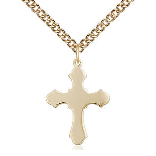 14kt Gold Cross Medal