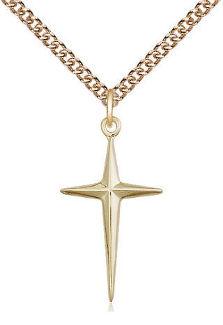 14kt Gold Cross Medal