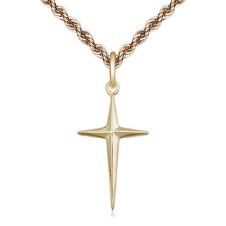 14kt Gold Cross Medal