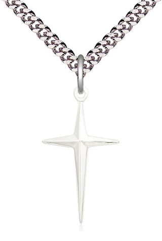 Sterling Silver Cross Medal Catholic Jewelry