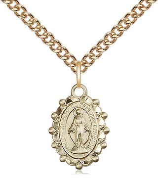 14kt Gold Miraculous Medal