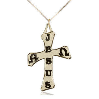 14kt Gold Cross Medal
