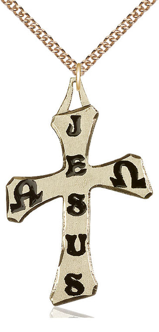 14kt Gold Cross Medal