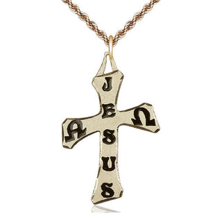 14kt Gold Cross Medal