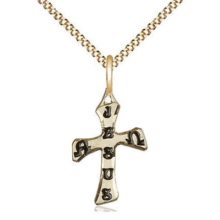14kt Gold Filled Cross Medal Religious Jewelry