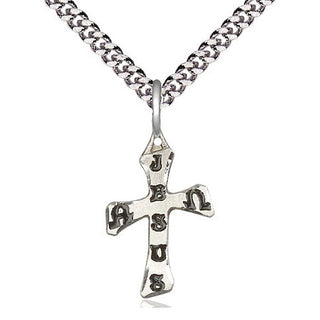 Sterling Silver Cross Medal Religious Jewelry