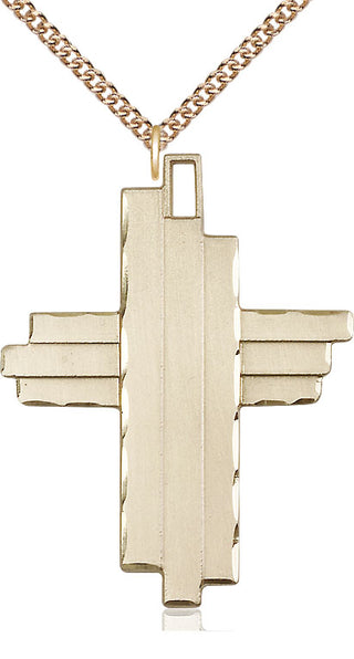 14kt Gold Cross Medal