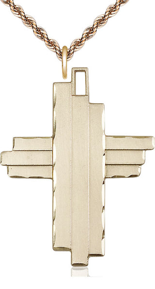 14kt Gold Cross Medal