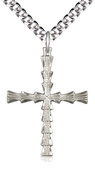 Sterling Silver Cross Medal Catholic Jewelry