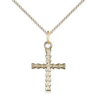 14kt Gold Cross Medal