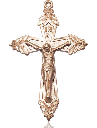 14kt Gold Filled Crucifix Medal