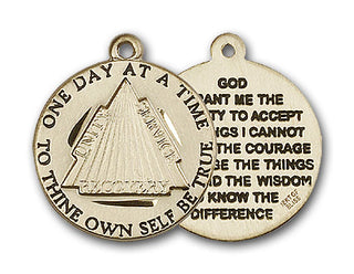 14K Gold Recovery Pendant