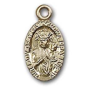 Gold-Filled Our Lady of Czestochowa Pendant