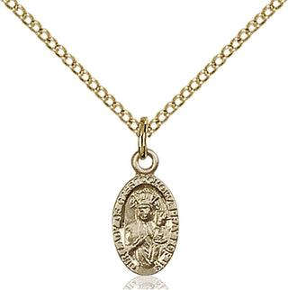 Gold-Filled Our Lady of Czestochowa Pendant