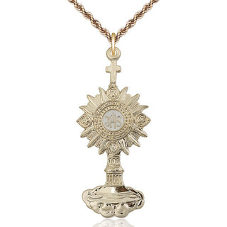 14kt Gold Monstrance Medal