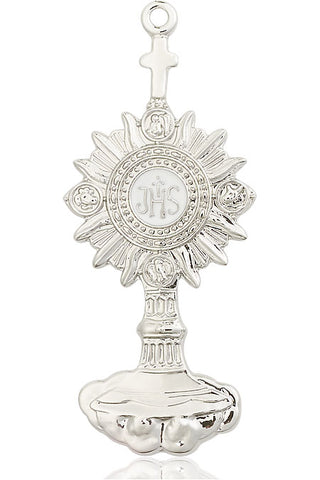 Sterling Silver Monstrance Medal