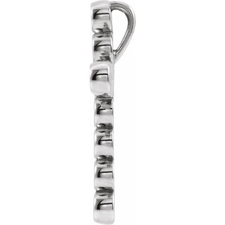Platinum 1/4 CTW Natural Diamond Cross Pendant