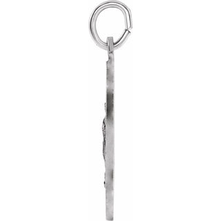 Sterling Silver Our Lady of Guadalupe Medal Pendant
