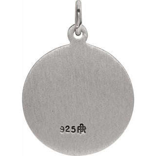 Sterling Silver 15 mm St. Joseph Medal  