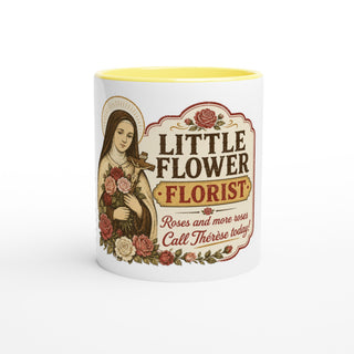 St. Thérèse 'Little Flower Florist' 11 oz Mug