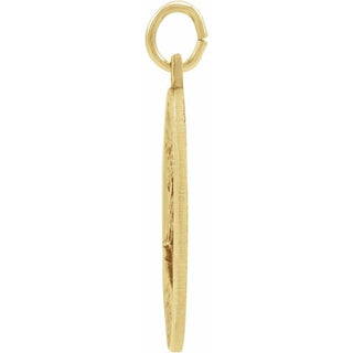14K Yellow St. Florian Medal Pendant