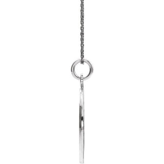 14K White Loss of a Mother 18" Necklace