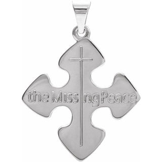 Sterling Silver The Missing Peace Pendant with Packaging