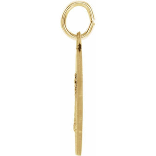 14K Yellow 22 mm Our Lady of Loreto Medal