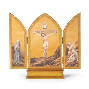10-Inch Crucifixion Triptych Rennaissance Collection - View 2