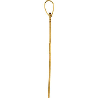 14K Yellow 28x18 mm Cross Pendant
