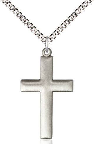 Sterling Silver Cross Medal Religious Jewelry Engraved Catholic Saint Jewelry