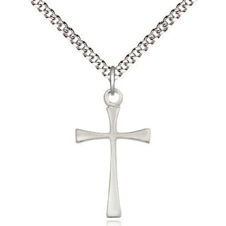 Sterling Silver Maltese Cross Medal Religious Jewelry