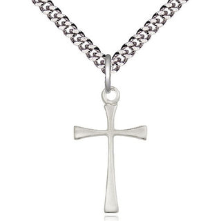 Sterling Silver Maltese Cross Medal Religious Jewelry