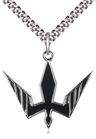 Pewter Holy Spirit Medal Catholic Jewelry