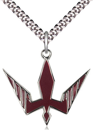 Pewter Holy Spirit Medal Catholic Jewelry