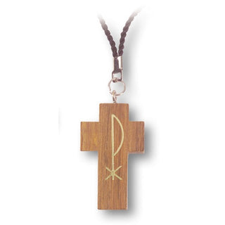 10-Pack - 2" Wood Cross On Cord