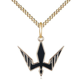 14kt Gold Filled Holy Spirit Medal Religious Jewelry