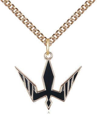 14kt Gold Filled Holy Spirit Medal Religious Jewelry