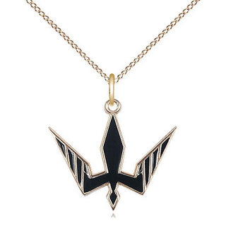 14kt Gold Holy Spirit Medal