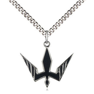 Pewter Holy Spirit Medal Religious Jewelry