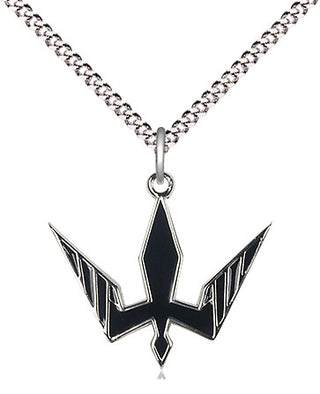 Sterling Silver Holy Spirit Medal Religious Jewelry