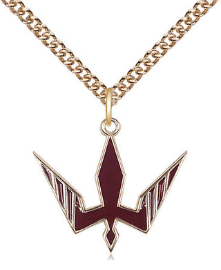 14kt Gold Filled Holy Spirit Medal Religious Jewelry