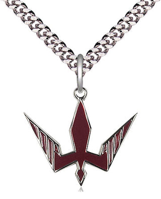 Pewter Holy Spirit Medal Religious Jewelry