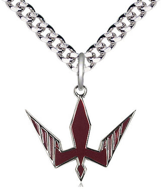 Pewter Holy Spirit Medal Religious Jewelry