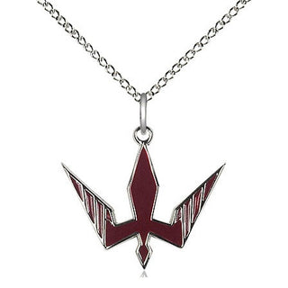 Sterling Silver Holy Spirit Medal Religious Jewelry