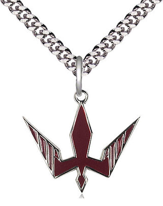 Sterling Silver Holy Spirit Medal Religious Jewelry